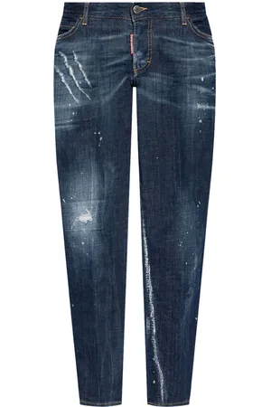 Dsquared2 Logo-patch cotton jeans