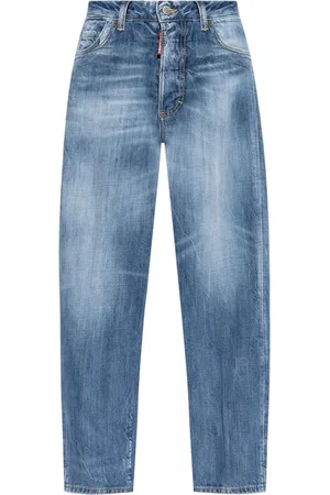 Dsquared2 Logo-patch cotton jeans