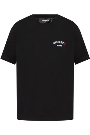Dsquared2 Logo-embroidered cotton T-shirt
