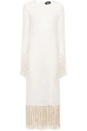 ‎Taller Marmo‎ Nile fringed midi dress