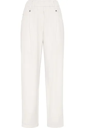 Brunello Cucinelli Straight-leg cotton trousers