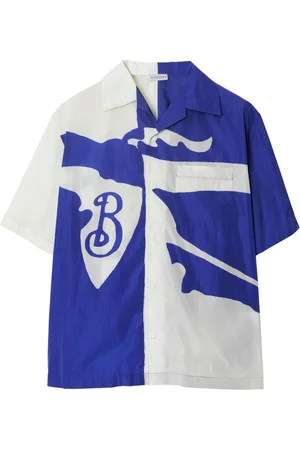 Burberry Equestrian knight two-tone shirt