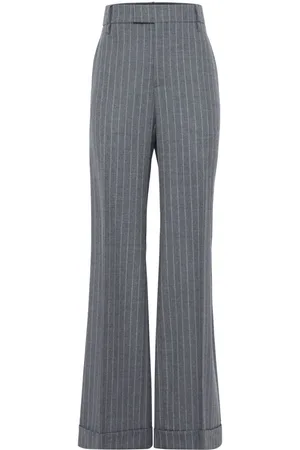 Brunello Cucinelli Pinstriped wool trousers