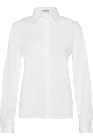 Brunello Cucinelli Monili-trim concealed-fastening shirt