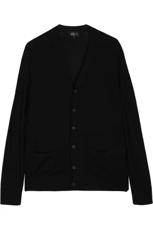MAN ON THE BOON. Knitted wool cardigan