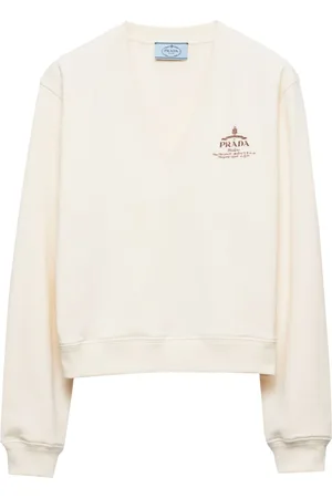 Prada Logo-print cotton sweatshirt