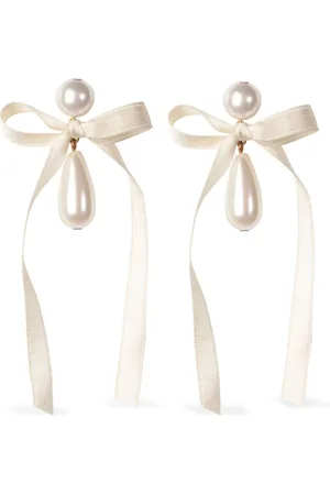 Jennifer Behr Sylvie bow-detail earrings