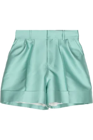 DICE KAYEK Satin-finish mini shorts