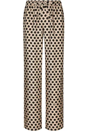 Dolce & Gabbana Polka dot-print silk trousers