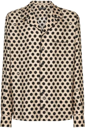 Dolce & Gabbana Polka dot-print silk shirt