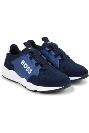 HUGO BOSS Logo-print panelled sneakers