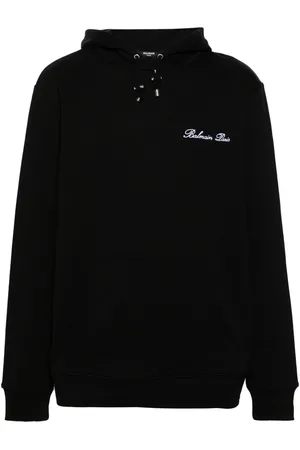 Balmain Signature cotton hoodie