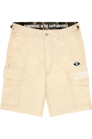 A Bathing Ape Logo-appliqué cargo shorts