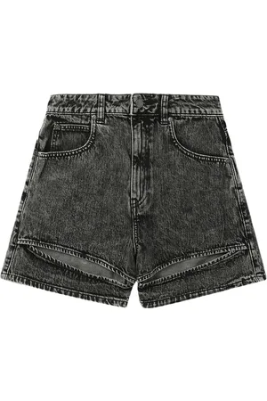 Izzue Logo-patch cotton shorts