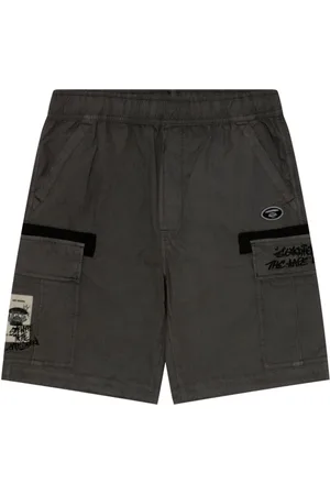 A Bathing Ape Logo-appliqué cargo shorts