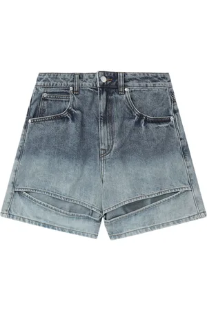 Izzue Logo-patch cotton shorts