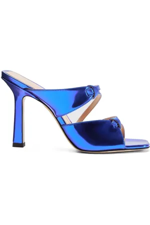 Scarosso Zoe 100mm leather mules
