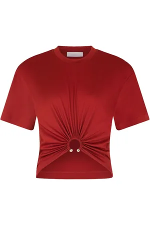 Paco rabanne Piercing-appliqué cotton T-shirt