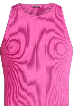 Michael Kors Ribbed cropped tank top