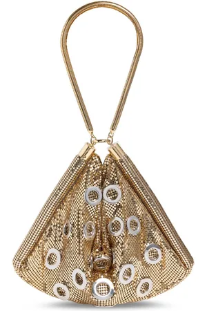 Paco rabanne Chainmail eyelet clutch bag