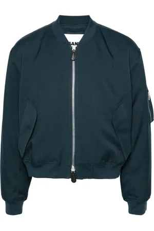 Jil Sander Gabardine-weave bomber jacket