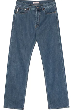VALENTINO GARAVANI Straight-leg washed jeans