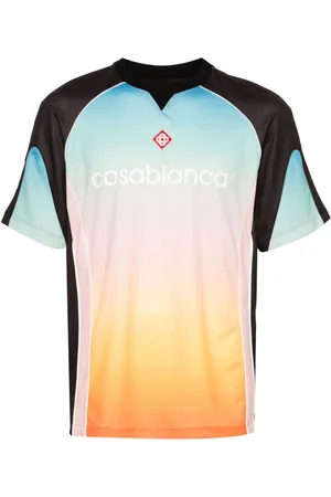 Casablanca Gradient Football mesh T-shirt