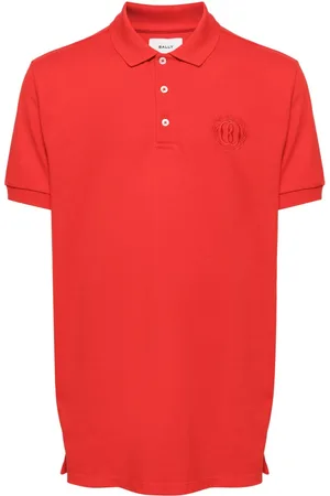 Bally Logo-embroidered organic cotton polo shirt