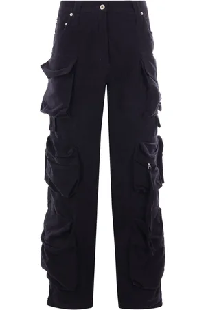 Federico Cina Moleskin mid-rise cargo jeans