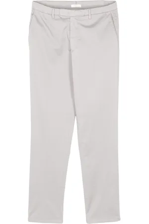 Boglioli Pressed-crease straight-leg trousers