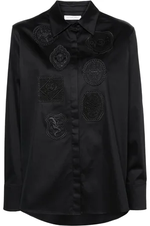 Viktor & Rolf Crochet-detail long-sleeve shirt