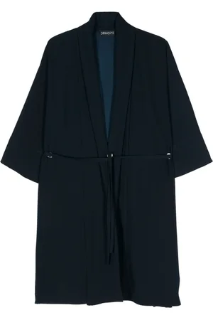 DRHOPE Crepe belted coat