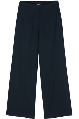 DRHOPE Wide-leg crepe trousers