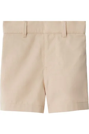 Burberry EKD-embroidered cotton shorts