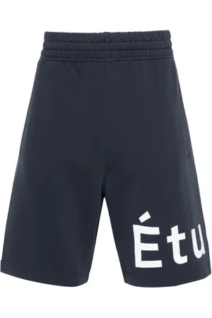 Etudes Tempera logo-print cotton shorts