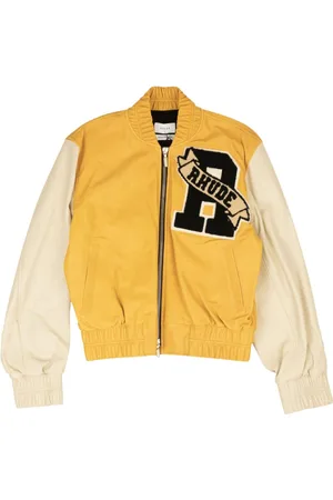 Rhude Logo-appliqué bomber jacket