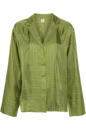 Totême Monogram silk shirt