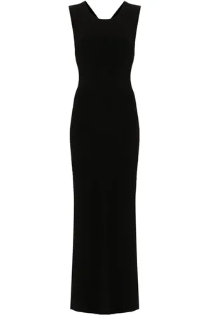 Gestuz Criss-cross knitted maxi dress