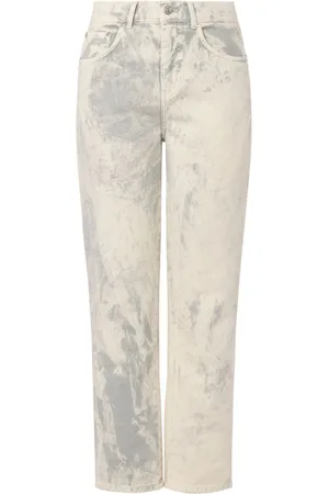 Moschino Mid-rise cropped jeans