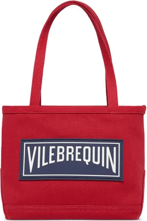 Vilebrequin Logo-appliquéd cotton beach bag