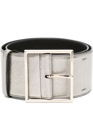 Saint Laurent 1990s metallic-finish leather belt