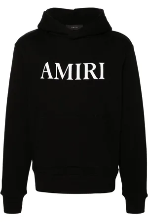 AMIRI Logo-lettering cotton hoodie