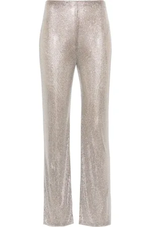 GIUSEPPE DI MORABITO Rhinestone-embellished straight trousers