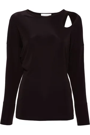 Victoria Beckham Cut-out jersey top