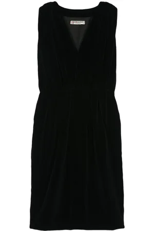 Saint Laurent 1970s velvet midi dress