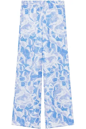 Stella McCartney Sunglasses print pajama trousers