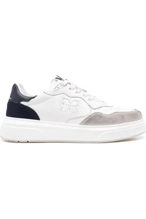 John Richmond Debossed logo leather sneakers