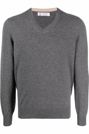 Brunello Cucinelli V-neck cashmere jumper