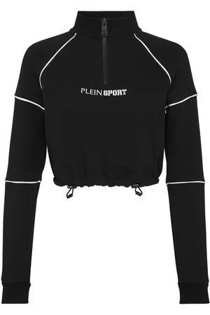 Philipp Plein Logo-print cropped sweatshirt