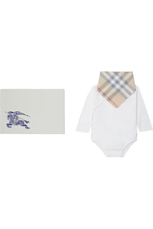 Burberry Cotton two-piece baby gift set